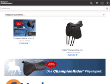 Tablet Screenshot of championrider.net